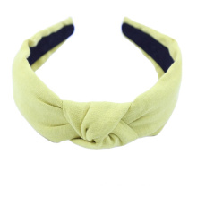 Girls gift Linen candy color knotted headband womens hairband